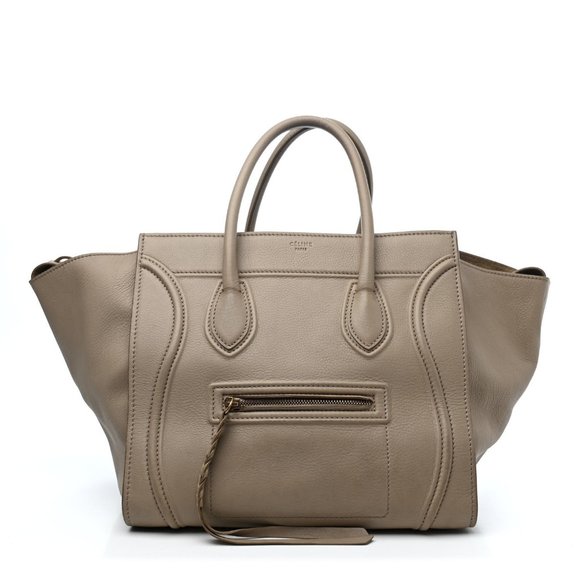 Celine Handbags - Sold CELINE PHANTOM TAUPE LUGGAGE BAG